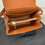 Bagsaaa Celine Mini 16 In Natural Calfskin Tan Brown - 18.5 X 15.5 X 9 CM - 2