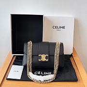 Bagsaaa Teen Celine Victoire Bag In Supple Calfskin Black - 23.5 X 14 X 8 CM - 1