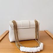 Bagsaaa Teen Celine Victoire Bag In Supple Calfskin White - 23.5 X 14 X 8 CM - 4