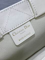 Bagsaaa Mini Dior Book Tote Latte Macrocannage Calfskin - 21.5 x 13 x 7.5 cm - 4