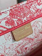 Bagsaaa Medium Dioriviera Dior Book Tote Candy Pink Toile de Jouy Embroidery - 36 x 27.5 x 16.5 cm - 3