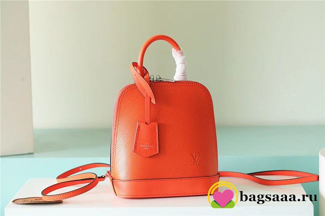 Bagsaaa Louis Vuitton M25104 Alma Backpack Orange - 15 x 20 x 10 cm - 1