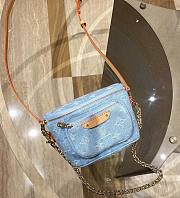 Bagsaaa Louis Vuitton M83353 Mini Bumbag Sky Blue - 17 x 12 x 9.5 cm - 1