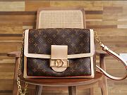 Bagsaaa Louis Vuitton M47149 Dauphine Soft GM Bag Monogram - 28 x 20 x 11 cm - 1