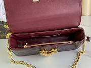 Bagsaaa Louis Vuitton M24603 LV Mirage Twist West Wine Red - 23.5 x 12 x 7 cm - 5