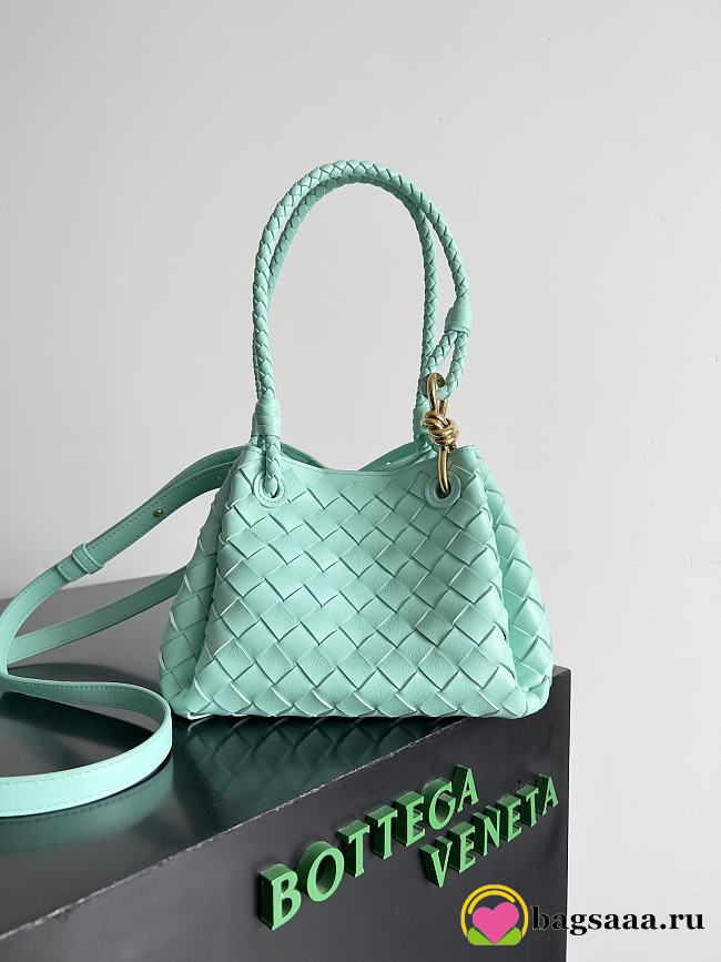 Bagsaaa Bottega Veneta Small Parachute Green Oasis - 21*17*16.5cm - 1