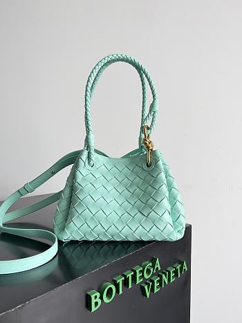 Bagsaaa Bottega Veneta Small Parachute Green Oasis - 21*17*16.5cm