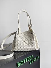 Bagsaaa Bottega Veneta Small Parachute White - 21*17*16.5cm - 1