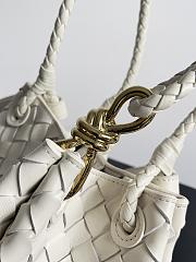 Bagsaaa Bottega Veneta Small Parachute White - 21*17*16.5cm - 5