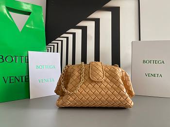 Bagsaaa Bottega Veneta Teen Lauren 1980 With Chain Beige - 31.5*16*11cm