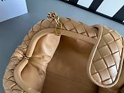 Bagsaaa Bottega Veneta Teen Lauren 1980 With Chain Beige - 31.5*16*11cm - 5