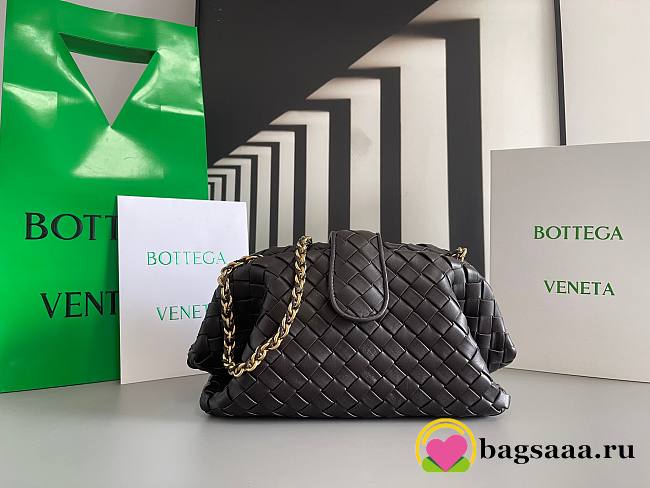 Bagsaaa Bottega Veneta Teen Lauren 1980 With Chain Fondant - 31.5*16*11cm - 1