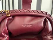 Bagsaaa Bottega Veneta Teen Lauren 1980 With Chain Dark Red - 31.5*16*11cm - 4