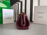 Bagsaaa Bottega Veneta Teen Lauren 1980 With Chain Dark Red - 31.5*16*11cm - 3