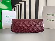 Bagsaaa Bottega Veneta Teen Lauren 1980 With Chain Dark Red - 31.5*16*11cm - 2