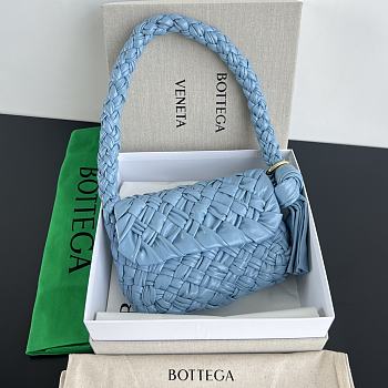 Bagsaaa Bottega Veneta Kalimero Città Blue - 25x18x5.5 cm