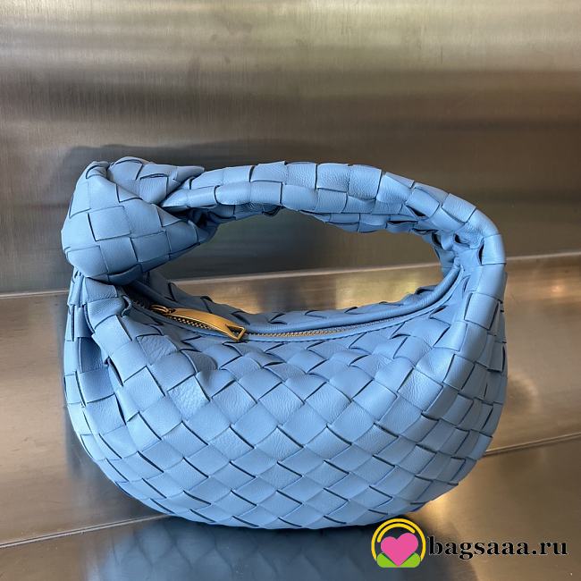 Bagsaaa Bottega Veneta Mini Jodie Blue - 23x28x8 cm - 1