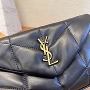 Bagsaaa YSL Toy Puffer In Nappa Leather 759337 Black & Gold - 23 X 15.5 X 8.5 CM - 5