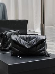 Bagsaaa YSL Toy Puffer In Nappa Leather 759337 Full Black - 23 X 15.5 X 8.5 CM - 1