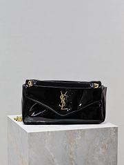 Bagsaaa YSL Calypso Small In Patent Leather 734153 Black - 26×14×7cm - 1