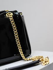 Bagsaaa YSL Calypso Small In Patent Leather 734153 Black - 26×14×7cm - 4