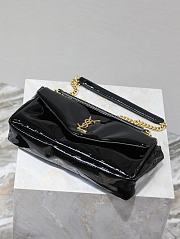 Bagsaaa YSL Calypso Small In Patent Leather 734153 Black - 26×14×7cm - 2