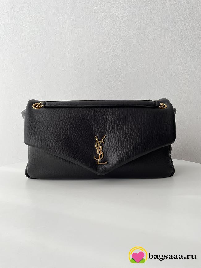 Bagsaaa YSL Calypso Large In Grained Lambskin 777399 Black - 28 X 22 X 12 CM - 1