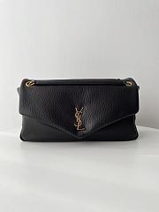 Bagsaaa YSL Calypso Large In Grained Lambskin 777399 Black - 28 X 22 X 12 CM - 1