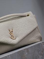 Bagsaaa YSL Calypso Large In Grained Lambskin 777399 White - 28 X 22 X 12 CM - 3