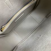 Bagsaaa YSL Le 5 À 7 Supple Small In Grained Leather Dusty Grey 713938 - 23x22x10 cm - 2