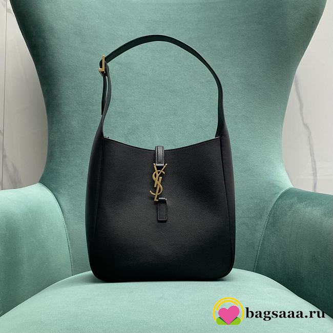 Bagsaaa YSL Le 5 À 7 Supple Small In Grained Leather Black 713938 - 23x22x10 cm - 1