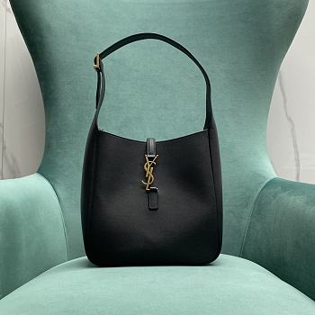 Bagsaaa YSL Le 5 À 7 Supple Small In Grained Leather Black 713938 - 23x22x10 cm