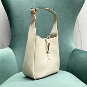 Bagsaaa YSL Le 5 À 7 Supple Small In Grained Leather White 713938 - 23x22x10 cm - 5