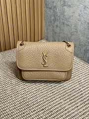 Bagsaaa YSL Niki Medium In Grained Lambskin Beige - 28 X 20 X 8.5 CM - 1