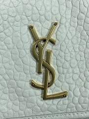 Bagsaaa YSL Niki Medium In Grained Lambskin White - 28 X 20 X 8.5 CM - 4