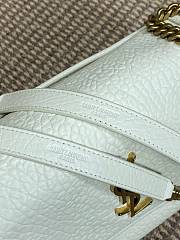 Bagsaaa YSL Niki Medium In Grained Lambskin White - 28 X 20 X 8.5 CM - 3