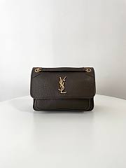 Bagsaaa YSL Niki Medium In Grained Lambskin 633178 Light Musk - 28 X 20 X 8.5 CM - 1