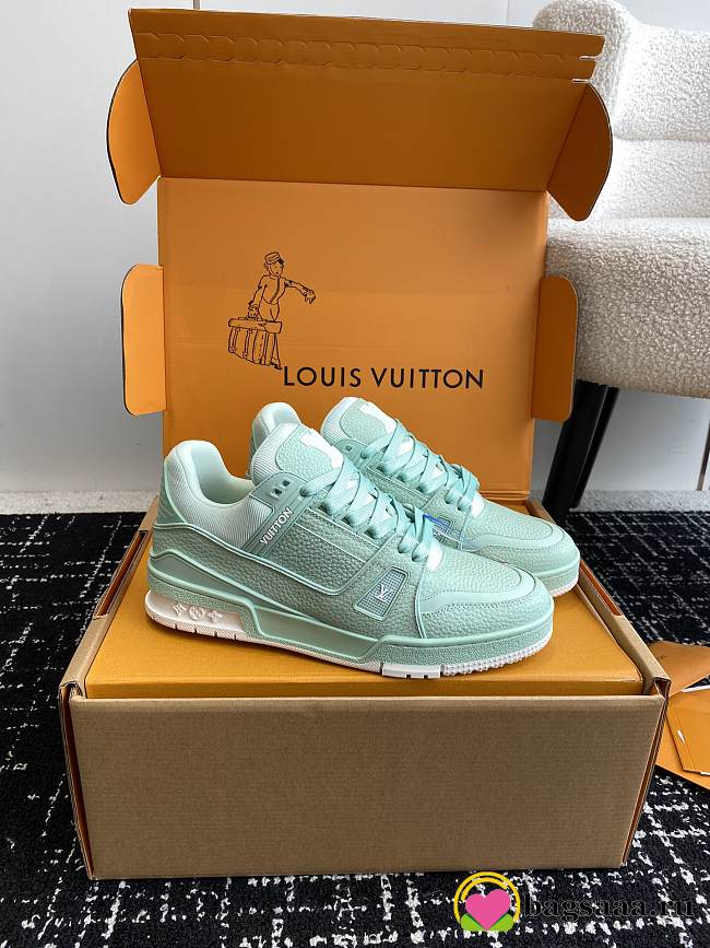 Bagsaaa LV Trainer Sneaker Green - 1