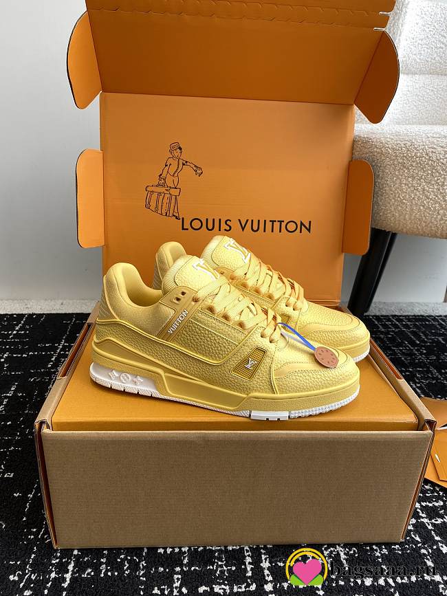 Bagsaaa LV Trainer Sneaker Yellow - 1