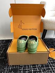 Bagsaaa LV Trainer Sneaker Green Monogram - 5