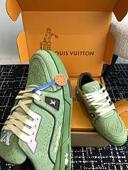 Bagsaaa LV Trainer Sneaker Green Monogram - 3