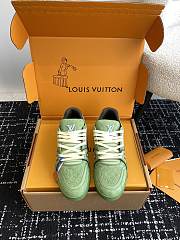 Bagsaaa LV Trainer Sneaker Green Monogram - 2