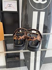 Bagsaaa LV Sunset Flat Comfort Sandal Tawny Brown - 5