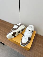 Bagsaaa LV Trainer Sneaker Brown - 4