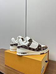 Bagsaaa LV Trainer Sneaker Brown - 3