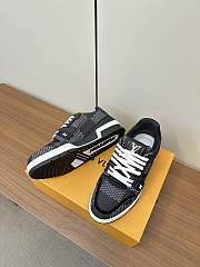 Bagsaaa LV Trainer Sneaker Black Damier 3D denim - 3