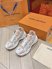 Bagsaaa Louis Vuitton Run 55 Sneaker White Tweed - 2