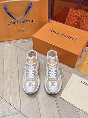 Bagsaaa Louis Vuitton Run 55 Sneaker White Tweed - 3