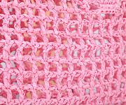 Bagsaaa Prada Crochet Tote Bag 1BG393 Pink - 38x36x3 cm - 3