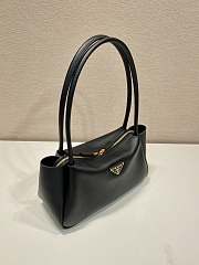 Bagsaaa Prada Medium Leather Handbag 1BA444 Black - 28x16x10.5 cm - 4